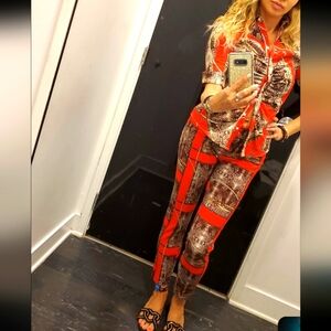 NewYork &Company Women's Red and Brown Set